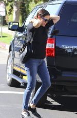 JENNIFER GARNER at a Church in Pacific Palisades 09/25/2016