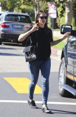 JENNIFER GARNER at a Church in Pacific Palisades 09/25/2016