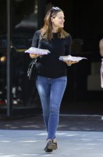 JENNIFER GARNER at a Church in Pacific Palisades 09/25/2016