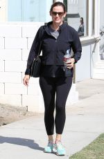 JENNIFER GARNER Heading to a Gym in Brentwood 09/08/2016