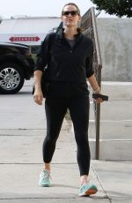 JENNIFER GARNER Heading to a Gym in Brentwood 09/08/2016