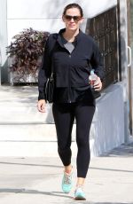 JENNIFER GARNER Heading to a Gym in Brentwood 09/08/2016