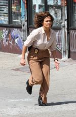 JENNIFER LOPEZ on the Set of 