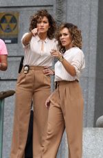JENNIFER LOPEZ on the Set of 