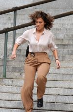 JENNIFER LOPEZ on the Set of 