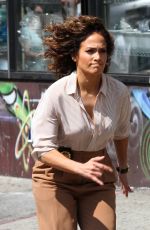JENNIFER LOPEZ on the Set of 