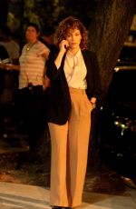 JENNIFER LOPEZ on the Set of 