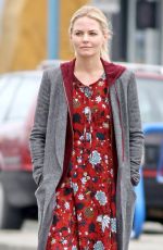 JENNIFER MORRISON on the Set of 