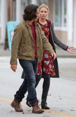 JENNIFER MORRISON on the Set of 