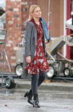 JENNIFER MORRISON on the Set of 