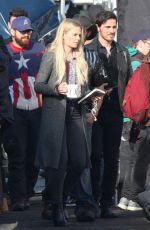 JENNIFER MORRISON on the Set of 