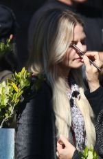 JENNIFER MORRISON on the Set of 