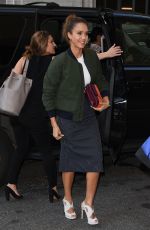 JESSICA ALBA Arrives at Edition Hotel in New York 09/13/2016