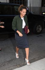 JESSICA ALBA Arrives at Edition Hotel in New York 09/13/2016