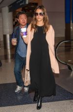 JESSICA ALBA at Los Angeles International Airport 08/31/2016