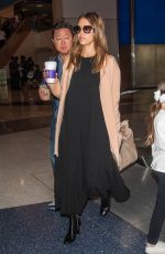 JESSICA ALBA at Los Angeles International Airport 08/31/2016