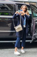 JESSICA ALBA Heading to Promote Zico Coconut Water in New York 09/29/2016