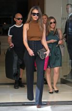 JESSICA ALBA Leaves Her Hotel in New York 09/14/2016