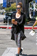 JESSICA ALBA Out for Lunch in West Hollywood 09/03/2016