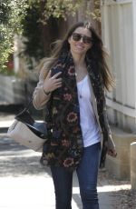 JESSICA BIEL Out and About in Venice Beach 09/04/2016