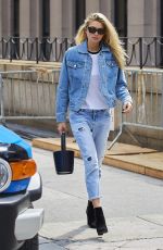 JESSICA HART in Jeans Out in New York 09/11/2016