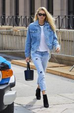 JESSICA HART in Jeans Out in New York 09/11/2016