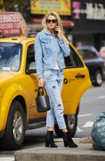 JESSICA HART in Jeans Out in New York 09/11/2016