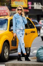 JESSICA HART in Jeans Out in New York 09/11/2016