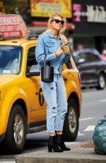 JESSICA HART in Jeans Out in New York 09/11/2016