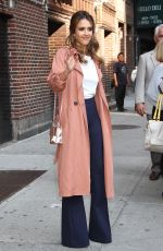 JESSICA LABA Leaves The Late Show with Stephen Colbert in New York 09/08/2016