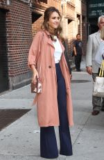 JESSICA LABA Leaves The Late Show with Stephen Colbert in New York 09/08/2016