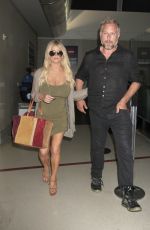 JESSICA SIMPSON at Los Angeles International Airport 09/26/2016