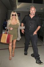 JESSICA SIMPSON at Los Angeles International Airport 09/26/2016