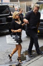 JESSICA SIMPSON Leaving Her Hotel 09/20/2016