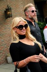JESSICA SIMPSON Leaving Her Hotel 09/20/2016