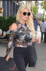 JESSICA SIMPSON Out and About in New York 09/21/2016