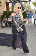 JESSICA SIMPSON Out and About in New York 09/21/2016