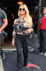JESSICA SIMPSON Out and About in New York 09/21/2016