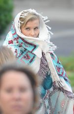 JOANNA KRUPA on the Set of 