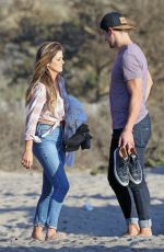 JOJO FLETCHER on the Beach in Malibu 09/11/2016