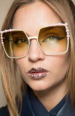 JOSEPHINE SKRIVER on the Runway at Fendi Fashion Show in Milan 09/22/2016