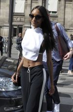 JOURDAN DUNN Arrives at Lanvin Fashion Show at Paris Fashion Week 09/28/2016