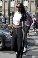 JOURDAN DUNN Arrives at Lanvin Fashion Show at Paris Fashion Week 09/28/2016