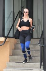 JULIANNE HOUGH Leaves a Gym in Los Angeles 09/03/2016