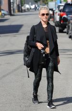 JULIANNE HOUGH Leaves a Gym in Studio City 08/31/2016