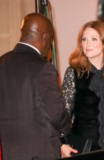 JULIANNE MOORE Leaves Ralph Lauren Fashion Show in New York 09/14/2016