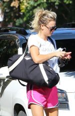 KALEY CUOCO Arrives at Power Yoga Class in Studio City 09/26/2016