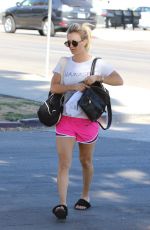 KALEY CUOCO Arrives at Power Yoga Class in Studio City 09/26/2016