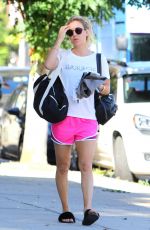 KALEY CUOCO Arrives at Power Yoga Class in Studio City 09/26/2016