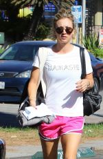 KALEY CUOCO Arrives at Power Yoga Class in Studio City 09/26/2016